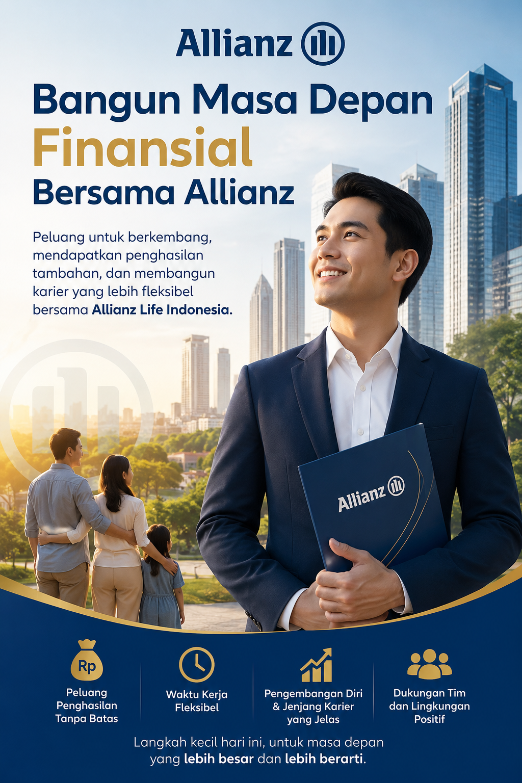 Bangun Masa Depan Finansial Bersama Allianz dengan peluang karier dan penghasilan fleksibel